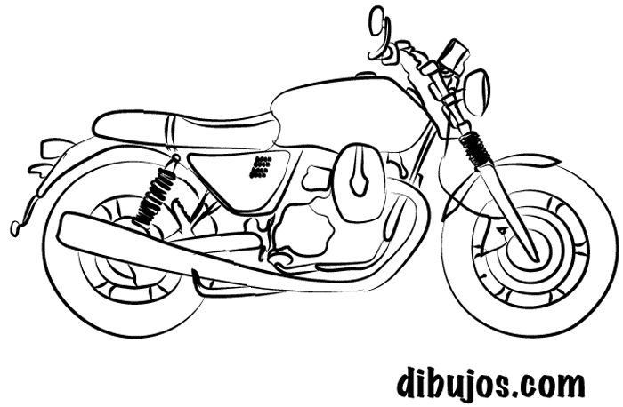 dibujos.com - Motocicleta