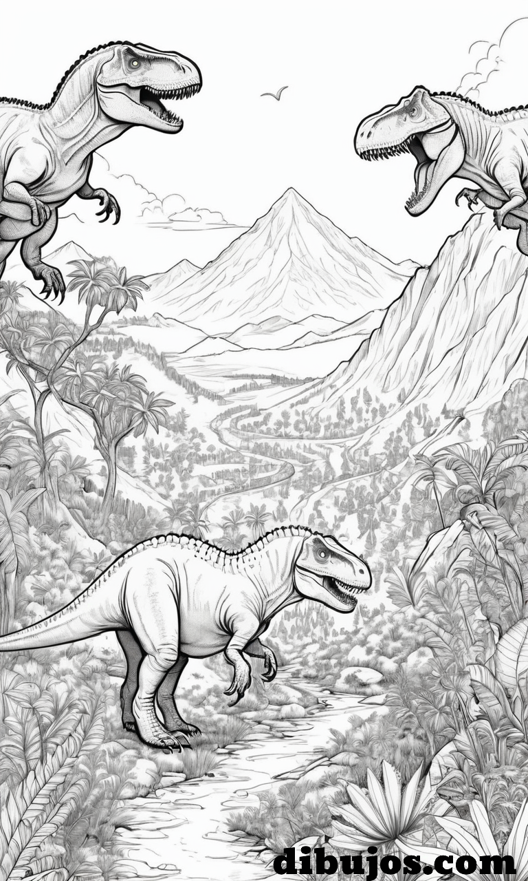 Dibujo die Dinosaurios