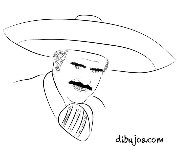 dibujo de Vicente Fernandez