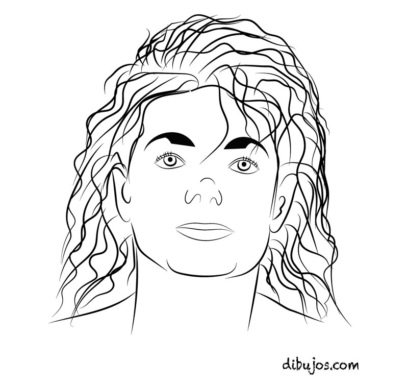Dibujo de Michael Jackson