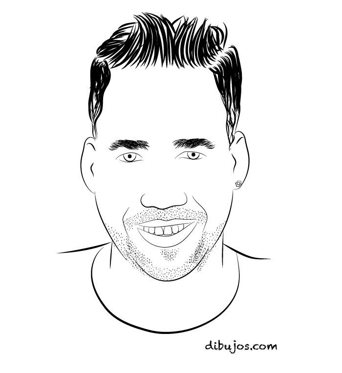 dibujo de Romeo Santos